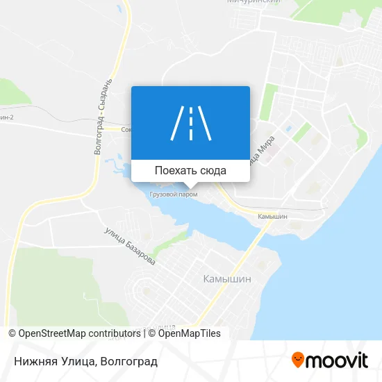 Карта Нижняя Улица