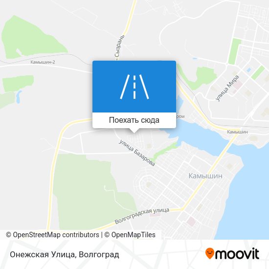 Карта Онежская Улица