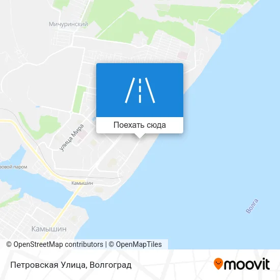 Карта Петровская Улица