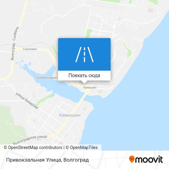 Карта Привокзальная Улица