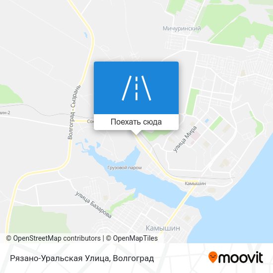Карта Рязано-Уральская Улица