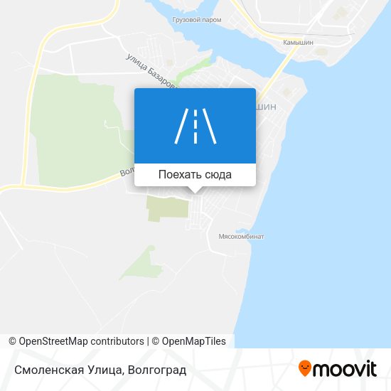 Карта Смоленская Улица