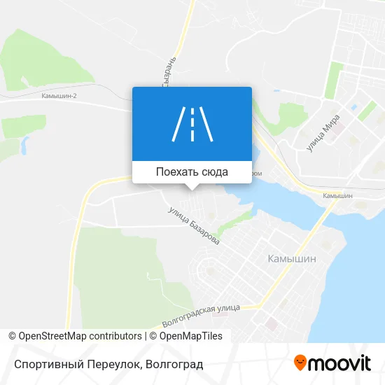 Карта Спортивный Переулок