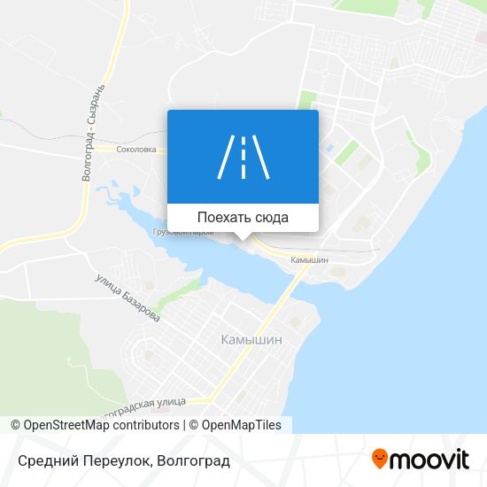 Карта Средний Переулок