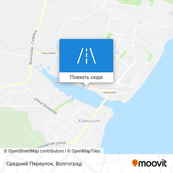 Карта Средний Переулок