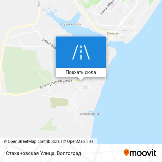 Карта Стахановская Улица