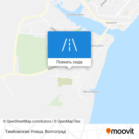 Карта Тамбовская Улица