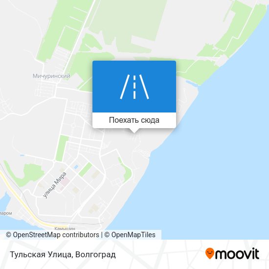Карта Тульская Улица