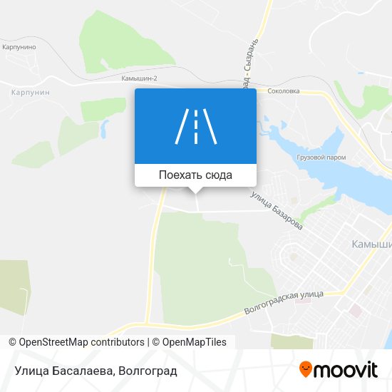 Карта Улица Басалаева