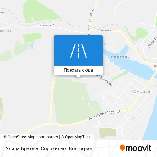 Карта Улица Братьев Сорокиных
