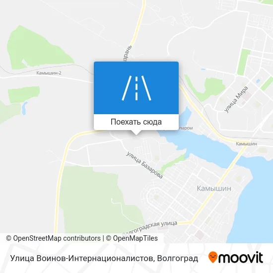Карта Улица Воинов-Интернационалистов