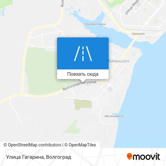 Карта Улица Гагарина