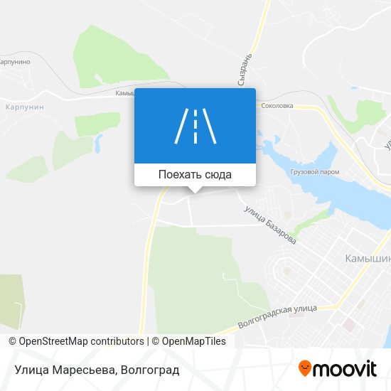 Карта Улица Маресьева
