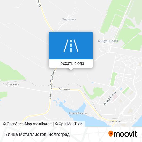 Карта Улица Металлистов