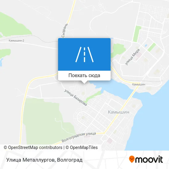 Карта Улица Металлургов
