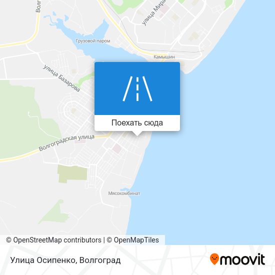 Карта Улица Осипенко