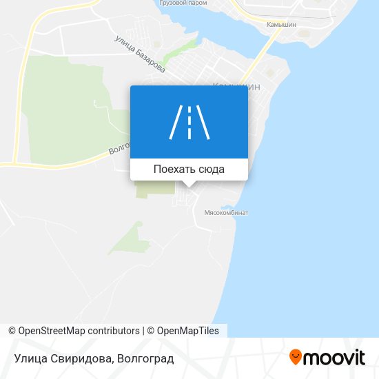 Карта Улица Свиридова