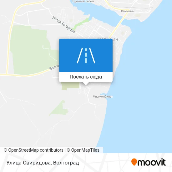 Карта Улица Свиридова