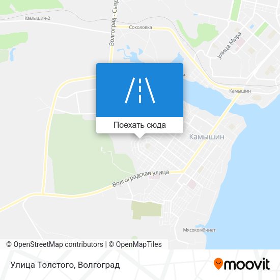 Карта Улица Толстого