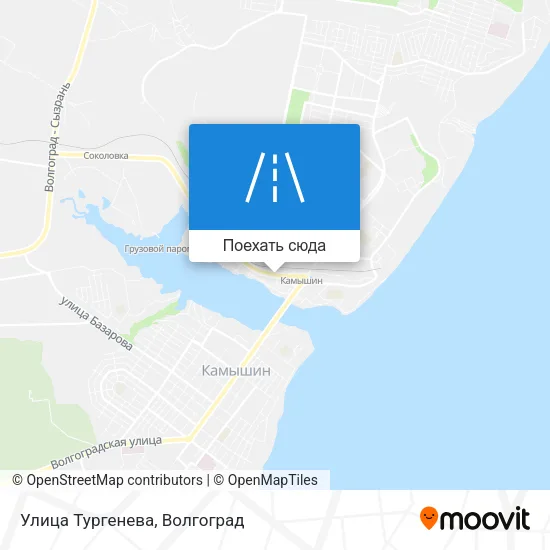Карта Улица Тургенева
