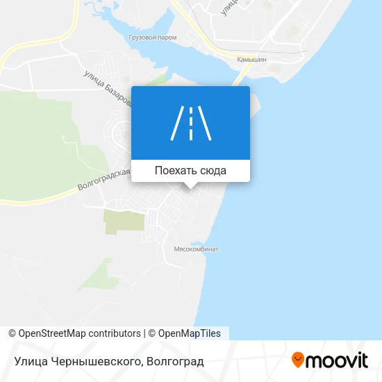 Карта Улица Чернышевского