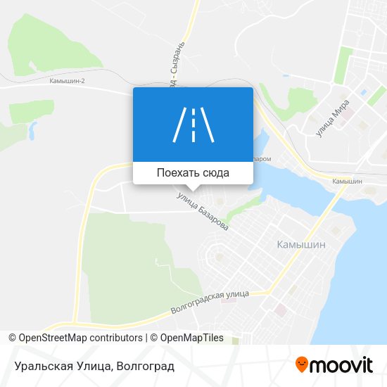 Карта Уральская Улица
