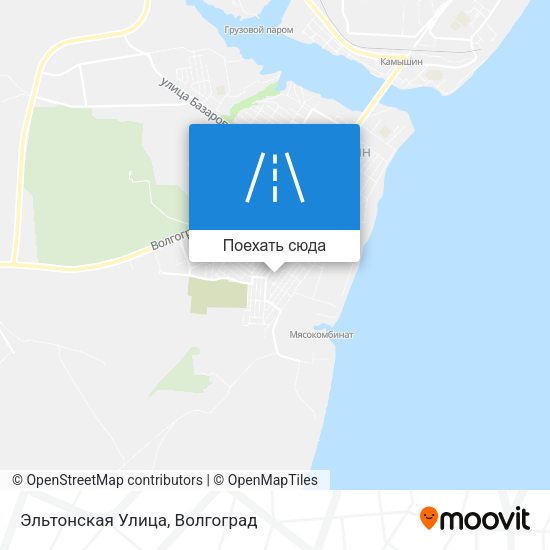 Карта Эльтонская Улица