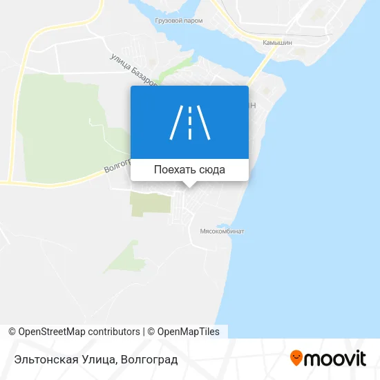 Карта Эльтонская Улица