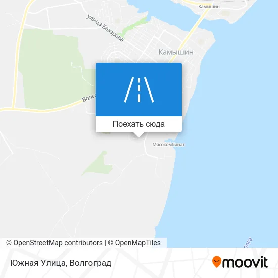 Карта Южная Улица