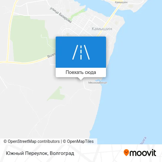 Карта Южный Переулок
