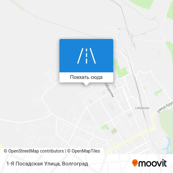 Карта 1-Я Посадская Улица