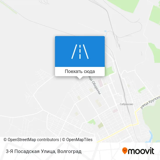 Карта 3-Я Посадская Улица