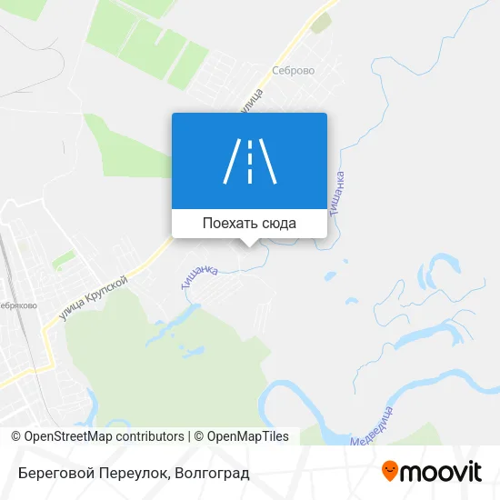 Карта Береговой Переулок