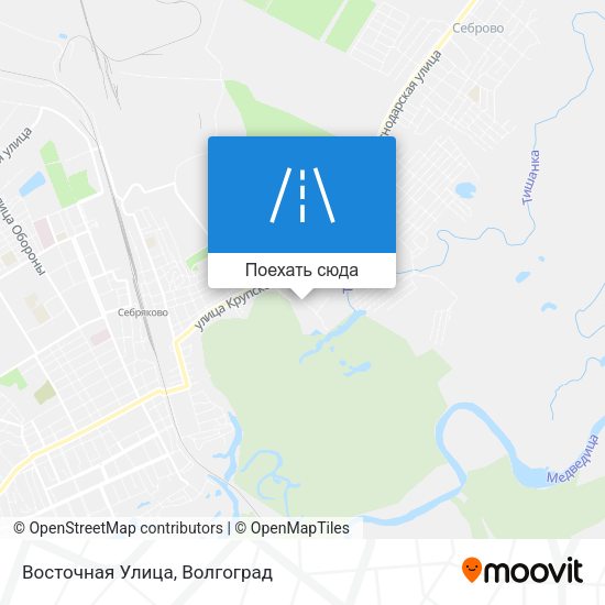 Карта Восточная Улица