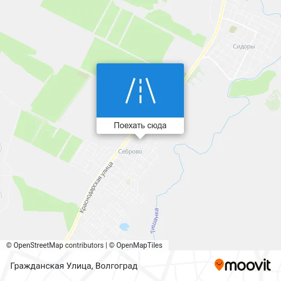 Карта Гражданская Улица