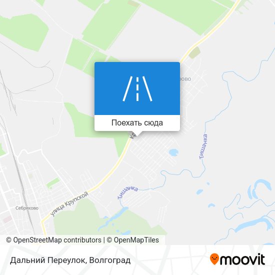 Карта Дальний Переулок