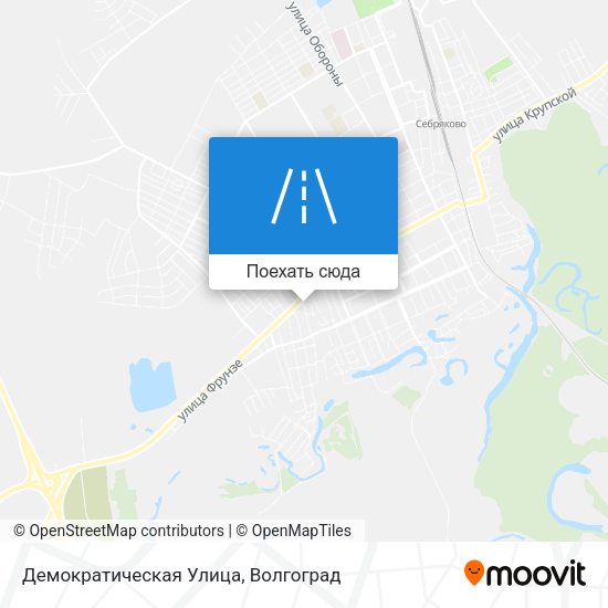 Карта Демократическая Улица