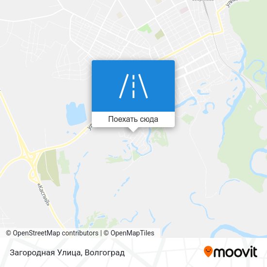 Карта Загородная Улица