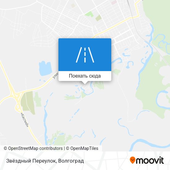 Карта Звёздный Переулок