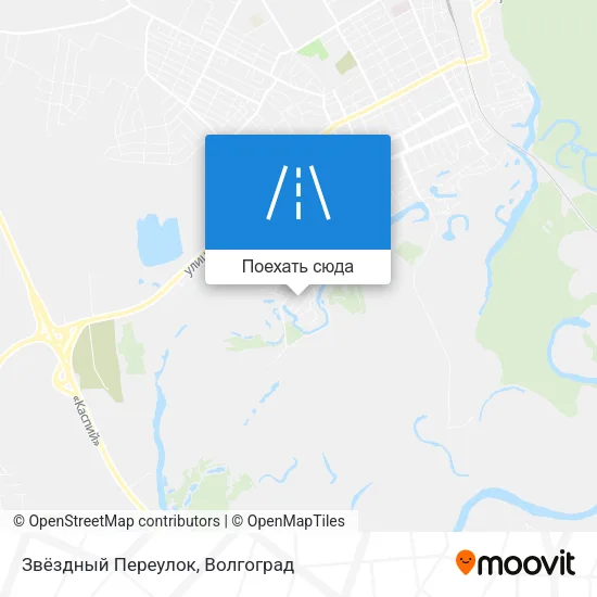 Карта Звёздный Переулок