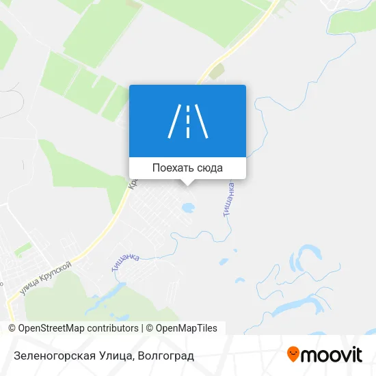 Карта Зеленогорская Улица