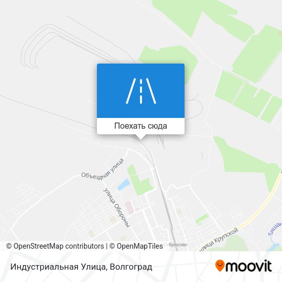 Карта Индустриальная Улица