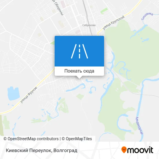 Карта Киевский Переулок