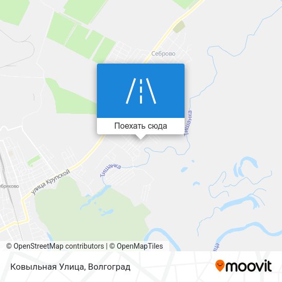 Карта Ковыльная Улица