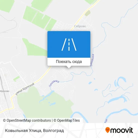 Карта Ковыльная Улица