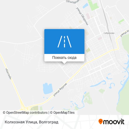 Карта Колхозная Улица