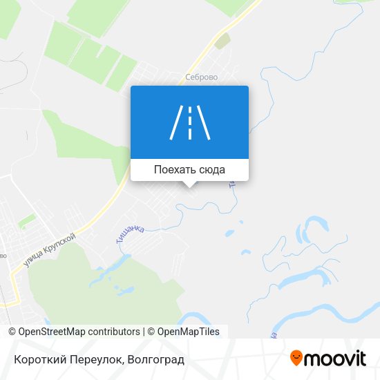 Карта Короткий Переулок