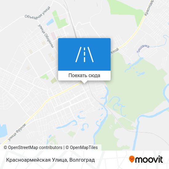 Карта Красноармейская Улица