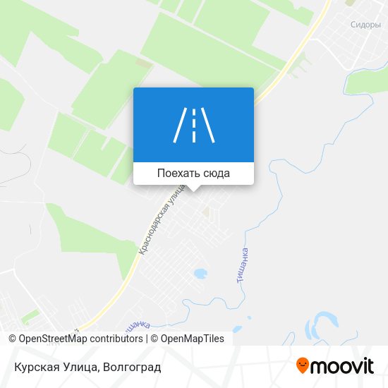 Карта Курская Улица
