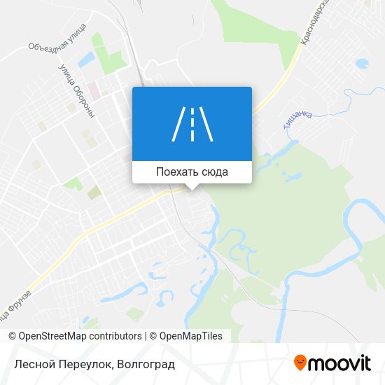 Карта Лесной Переулок